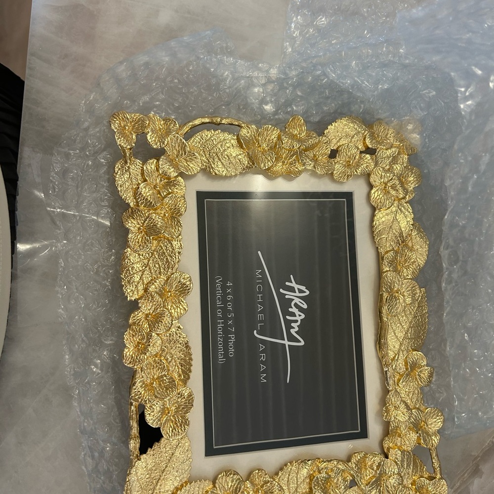 Michael Aram Gold Botanical Picture Frame